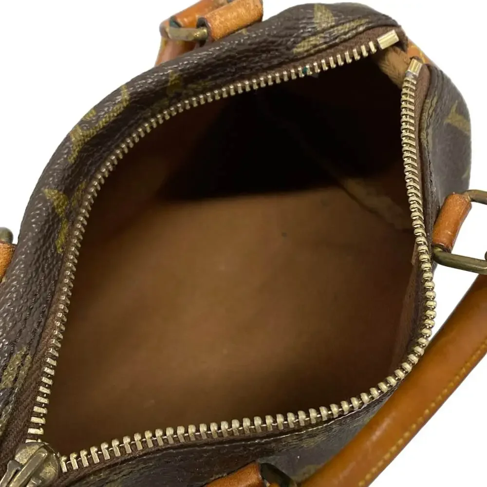 Louis Vuitton Mini Speedy Bandouliere Japn 88 Monogram Handbag M99014